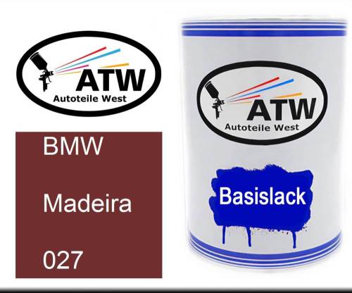 BMW, Madeira, 027: 500ml Lackdose, von ATW Autoteile West.