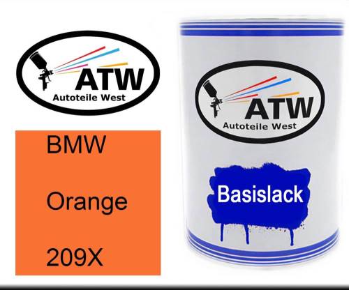 BMW, Orange, 209X: 500ml Lackdose, von ATW Autoteile West.