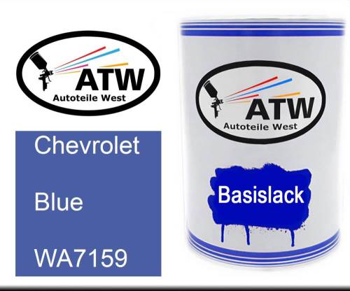 Chevrolet, Blue, WA7159: 500ml Lackdose, von ATW Autoteile West.