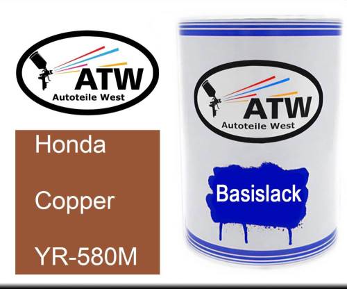 Honda, Copper, YR-580M: 500ml Lackdose, von ATW Autoteile West.