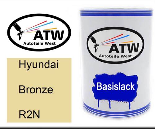 Hyundai, Bronze, R2N: 500ml Lackdose, von ATW Autoteile West.