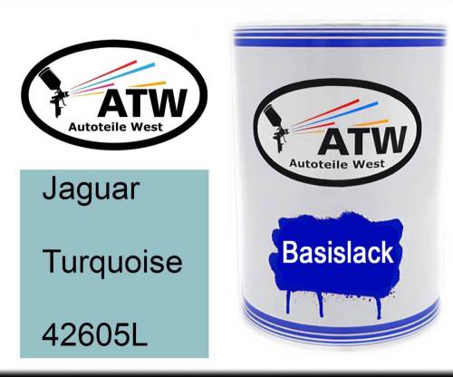 Jaguar, Turquoise, 42605L: 500ml Lackdose, von ATW Autoteile West.