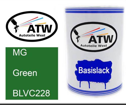 MG, Green, BLVC228: 500ml Lackdose, von ATW Autoteile West.