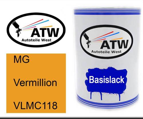 MG, Vermillion, VLMC118: 500ml Lackdose, von ATW Autoteile West.