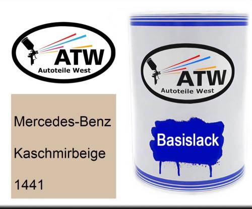 Mercedes-Benz, Kaschmirbeige, 1441: 500ml Lackdose, von ATW Autoteile West.