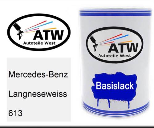 Mercedes-Benz, Langneseweiss, 613: 500ml Lackdose, von ATW Autoteile West.