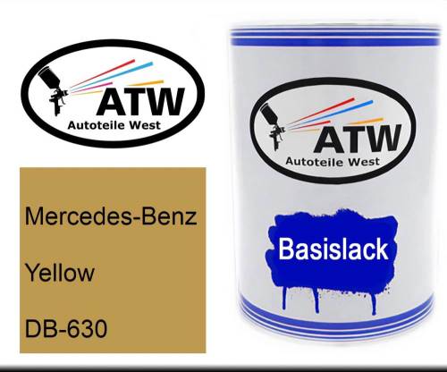 Mercedes-Benz, Yellow, DB-630: 500ml Lackdose, von ATW Autoteile West.