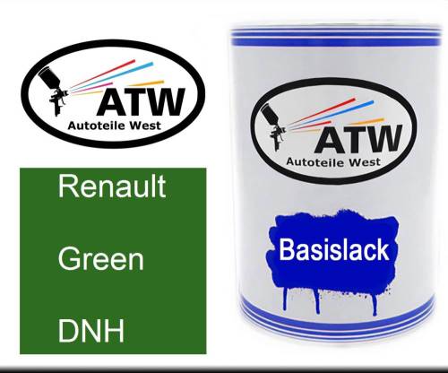 Renault, Green, DNH: 500ml Lackdose, von ATW Autoteile West.