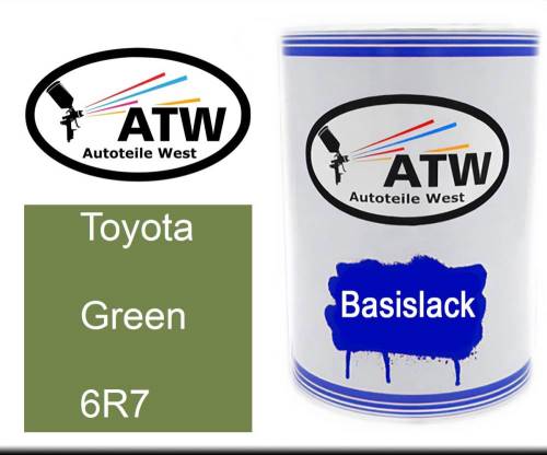 Toyota, Green, 6R7: 500ml Lackdose, von ATW Autoteile West.