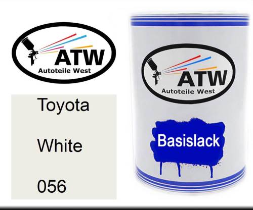 Toyota, White, 056: 500ml Lackdose, von ATW Autoteile West.