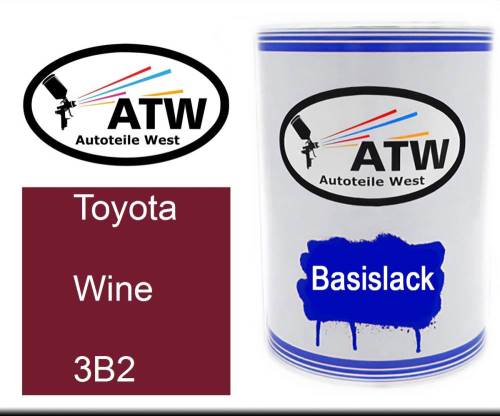 Toyota, Wine, 3B2: 500ml Lackdose, von ATW Autoteile West.