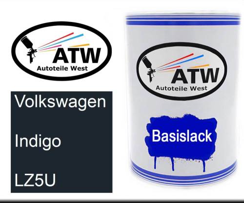 Volkswagen, Indigo, LZ5U: 500ml Lackdose, von ATW Autoteile West.