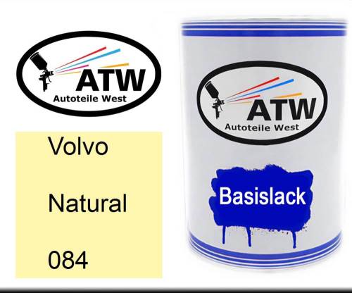 Volvo, Natural, 084: 500ml Lackdose, von ATW Autoteile West.