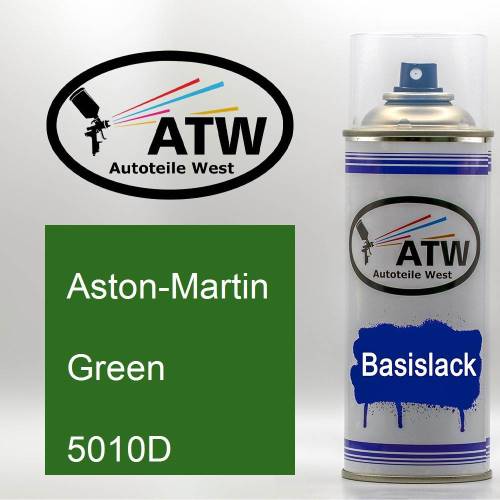 Aston-Martin, Green, 5010D: 400ml Sprühdose, von ATW Autoteile West.