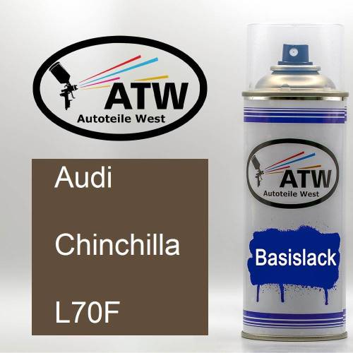 Audi, Chinchilla, L70F: 400ml Sprühdose, von ATW Autoteile West.