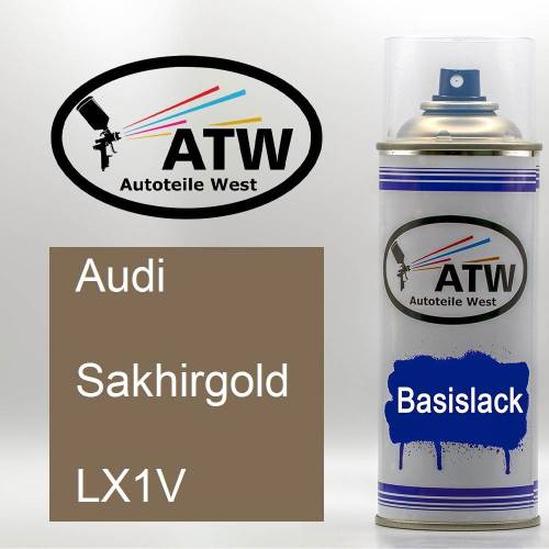 Audi, Sakhirgold, LX1V: 400ml Sprühdose, von ATW Autoteile West.