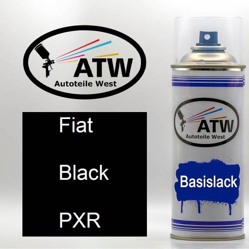 Fiat, Black, PXR: 400ml Sprühdose, von ATW Autoteile West.