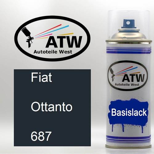 Fiat, Ottanto, 687: 400ml Sprühdose, von ATW Autoteile West.
