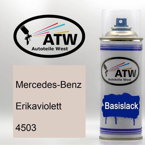 Mercedes-Benz, Erikaviolett, 4503: 400ml Sprühdose, von ATW Autoteile West.