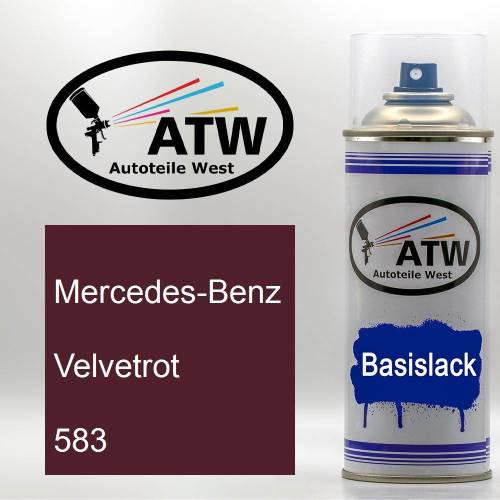 Mercedes-Benz, Velvetrot, 583: 400ml Sprühdose, von ATW Autoteile West.
