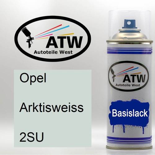 Opel, Arktisweiss, 2SU: 400ml Sprühdose, von ATW Autoteile West.