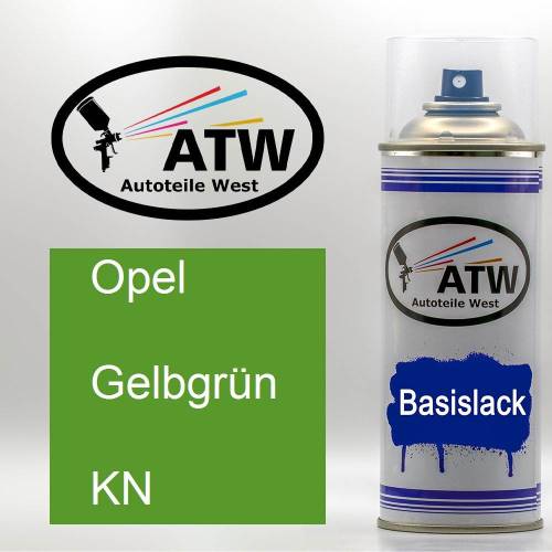 Opel, Gelbgrün, KN: 400ml Sprühdose, von ATW Autoteile West.