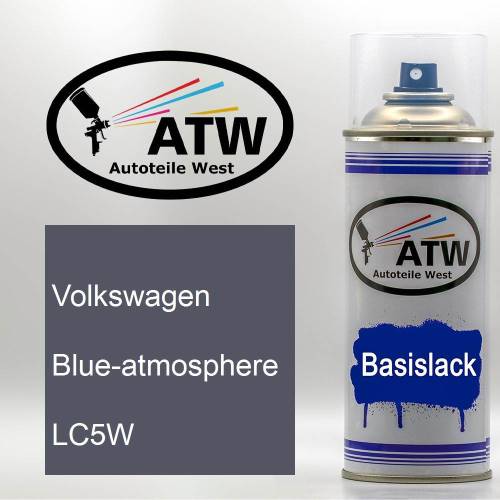 Volkswagen, Blue-atmosphere, LC5W: 400ml Sprühdose, von ATW Autoteile West.