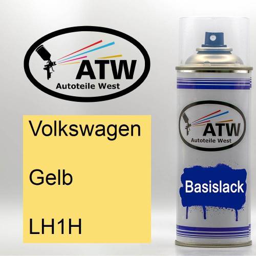 Volkswagen, Gelb, LH1H: 400ml Sprühdose, von ATW Autoteile West.