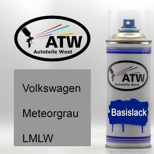 Volkswagen, Meteorgrau, LMLW: 400ml Sprühdose, von ATW Autoteile West.