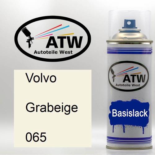Volvo, Grabeige, 065: 400ml Sprühdose, von ATW Autoteile West.