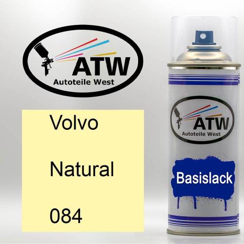 Volvo, Natural, 084: 400ml Sprühdose, von ATW Autoteile West.