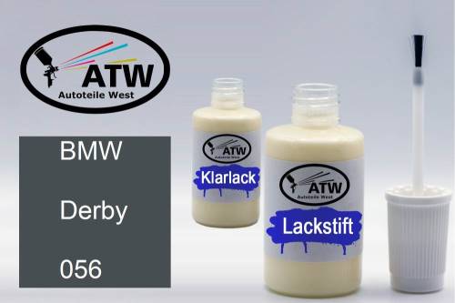 BMW, Derby, 056: 20ml Lackstift + 20ml Klarlack - Set, von ATW Autoteile West.