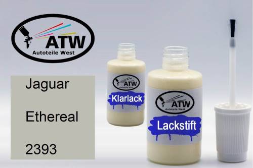 Jaguar, Ethereal, 2393: 20ml Lackstift + 20ml Klarlack - Set, von ATW Autoteile West.