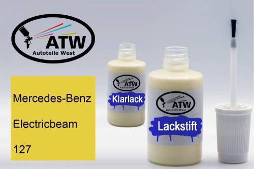 Mercedes-Benz, Electricbeam, 127: 20ml Lackstift + 20ml Klarlack - Set, von ATW Autoteile West.