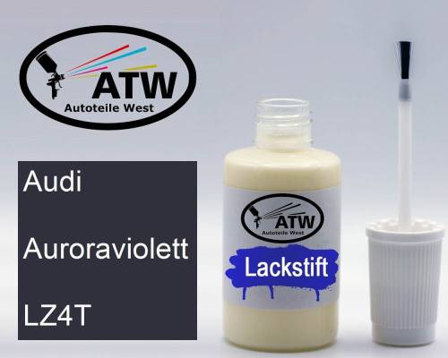 Audi, Auroraviolett, LZ4T: 20ml Lackstift, von ATW Autoteile West.