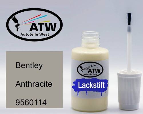 Bentley, Anthracite, 9560114: 20ml Lackstift, von ATW Autoteile West.