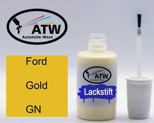 Ford, Gold, GN: 20ml Lackstift, von ATW Autoteile West.