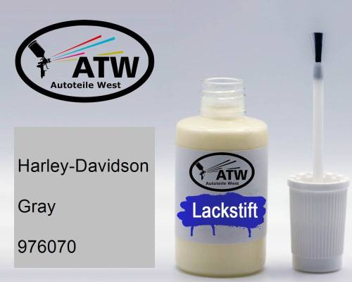 Harley-Davidson, Gray, 976070: 20ml Lackstift, von ATW Autoteile West.