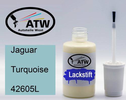 Jaguar, Turquoise, 42605L: 20ml Lackstift, von ATW Autoteile West.