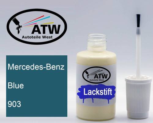 Mercedes-Benz, Blue, 903: 20ml Lackstift, von ATW Autoteile West.