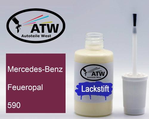 Mercedes-Benz, Feueropal, 590: 20ml Lackstift, von ATW Autoteile West.