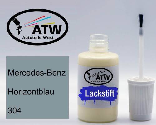 Mercedes-Benz, Horizontblau, 304: 20ml Lackstift, von ATW Autoteile West.