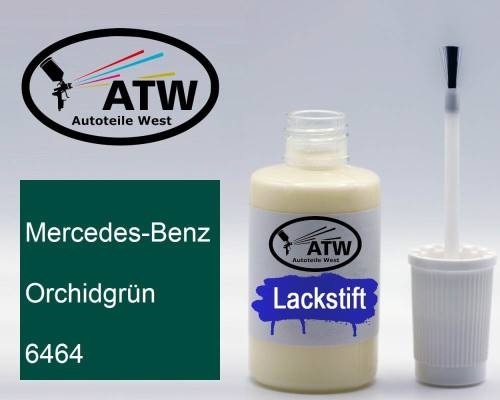 Mercedes-Benz, Orchidgrün, 6464: 20ml Lackstift, von ATW Autoteile West.