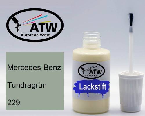 Mercedes-Benz, Tundragrün, 229: 20ml Lackstift, von ATW Autoteile West.