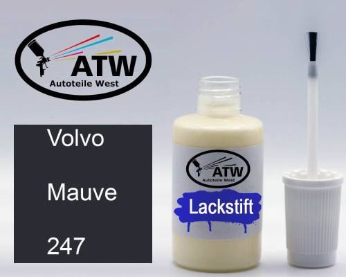 Volvo, Mauve, 247: 20ml Lackstift, von ATW Autoteile West.