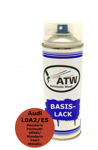 Autolack für Audi L0A2/E5 Mandarin Perlmutteffekt / Mandarin Pearl Metallic