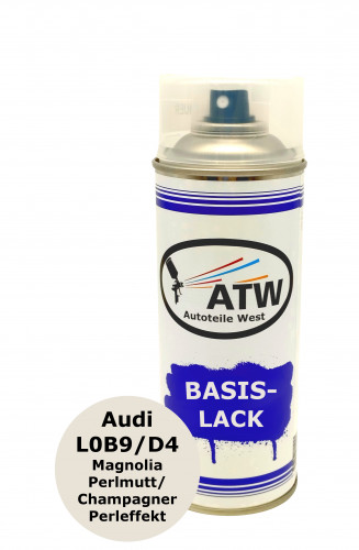 Autolack für Audi L0B9/D4 Magnolia Perlmutt / Champagner Perleffekt