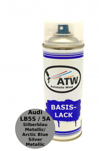 Autolack für Audi LB5S / 5A Silberblau Metallic / Arctic Blue Silver Metallic