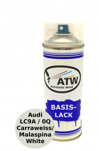 Autolack für Audi LC9A / 0Q Carraweiss / Malaspina White