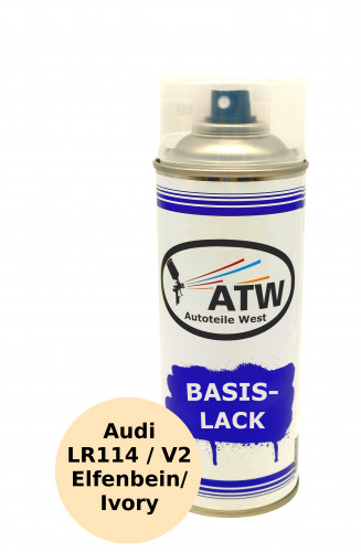 Autolack für Audi LR114 / V2 Elfenbein / Ivory